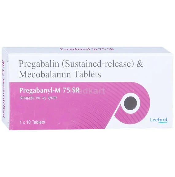 pregabanyl m sr 75mg tablet 10's